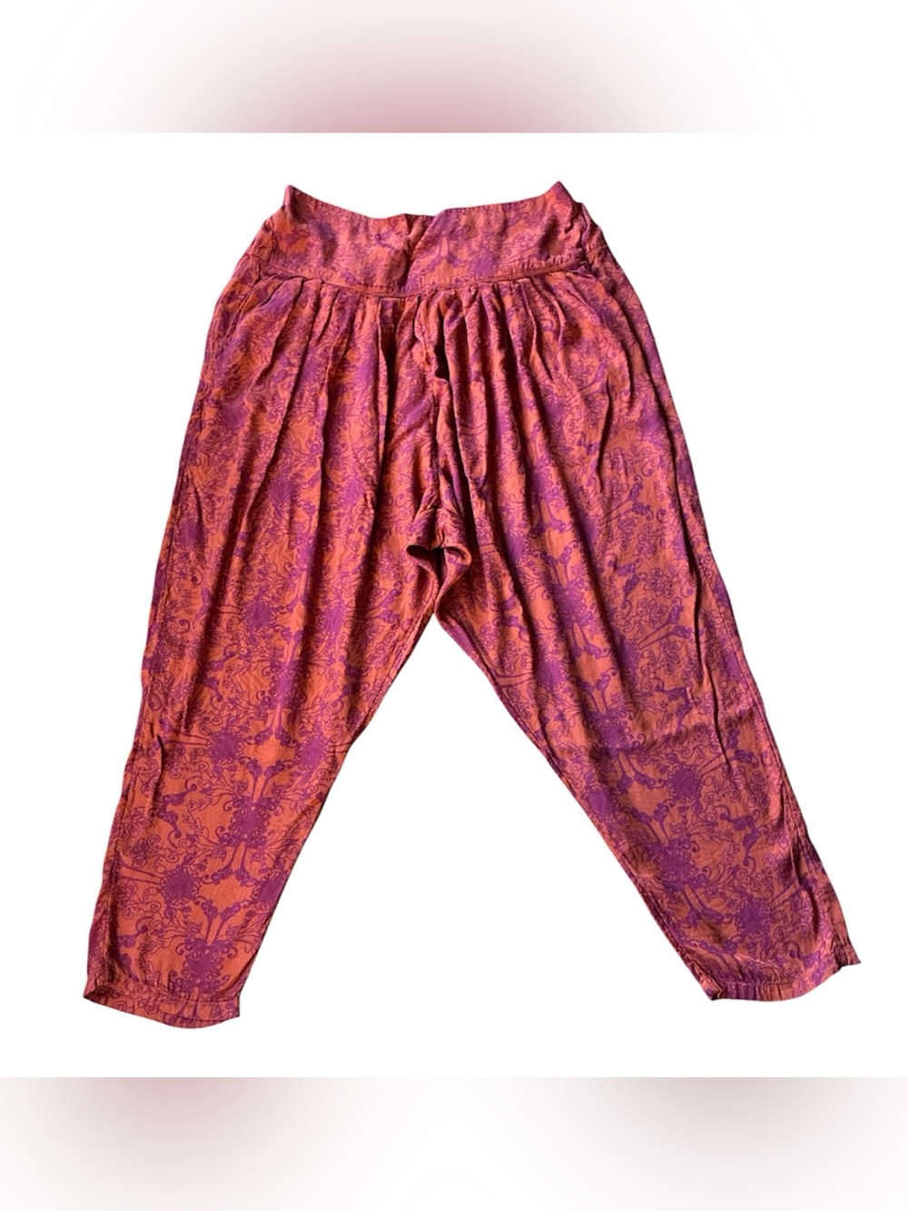 Free People Floral Boho Harem Pants